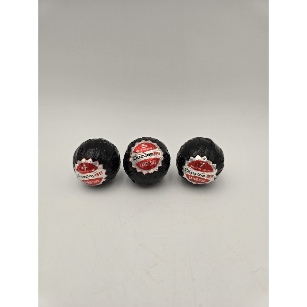 Lot Of 3 Vintage wrapped‎ golf balls Dunlop 65 Japan Large Size